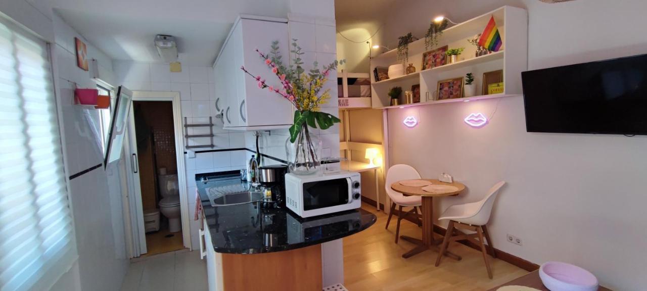 Mini Loft En Calle Amparo Madrid Bagian luar foto