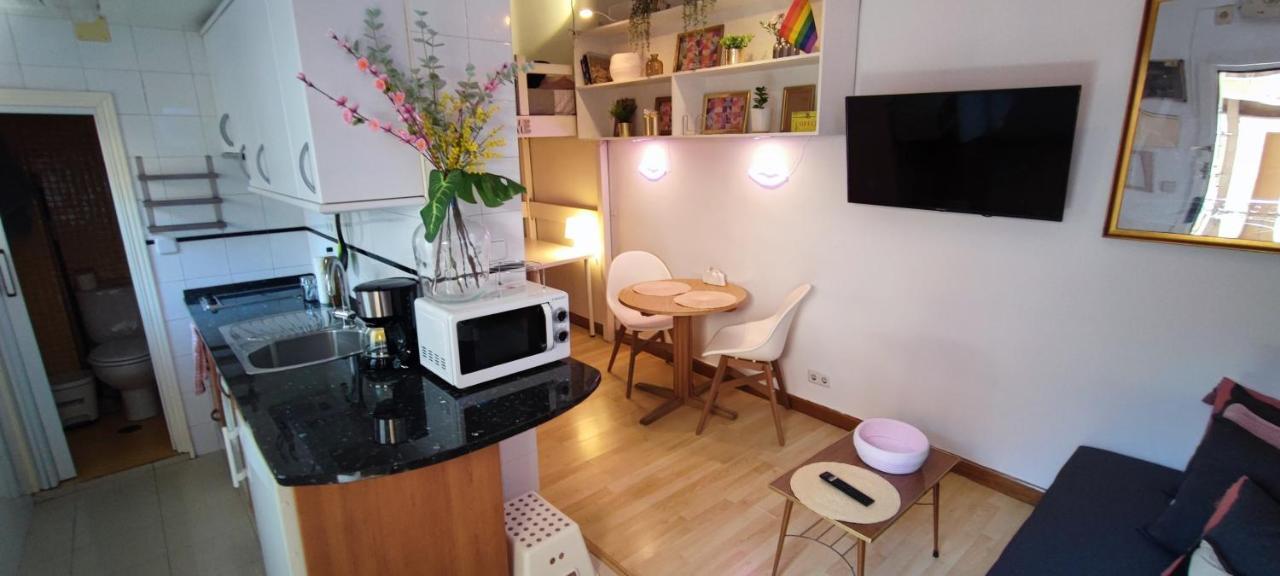 Mini Loft En Calle Amparo Madrid Bagian luar foto